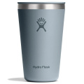 473 ml Allround-Becher mit Pressdeckel, Popstar Pink, Schiefergrau