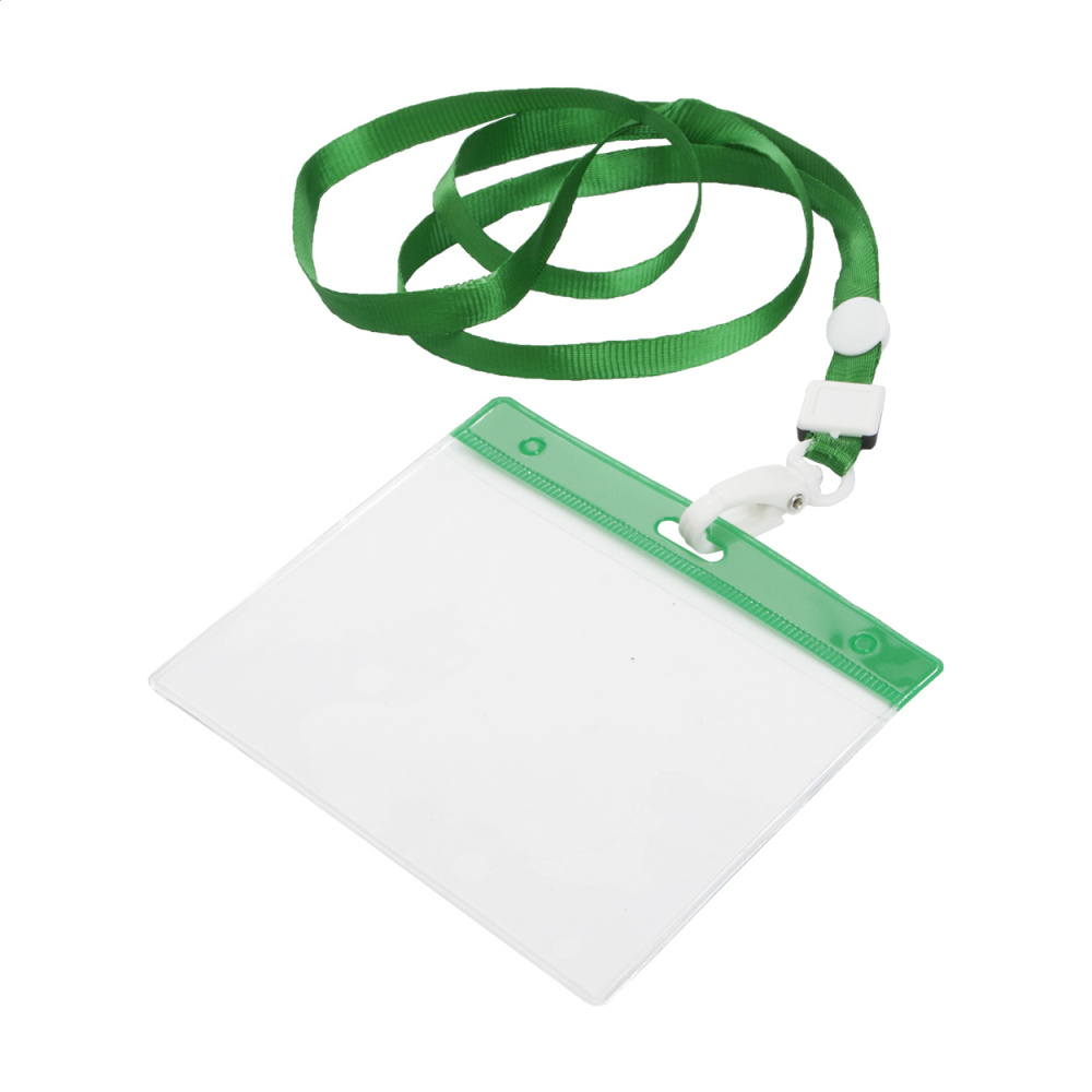 Ballek – Ausweishülle mit Lanyard, grün, Produktbild