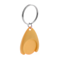 Nelly – Schlüsselanhänger mit Einkaufswagen-Chip, orange