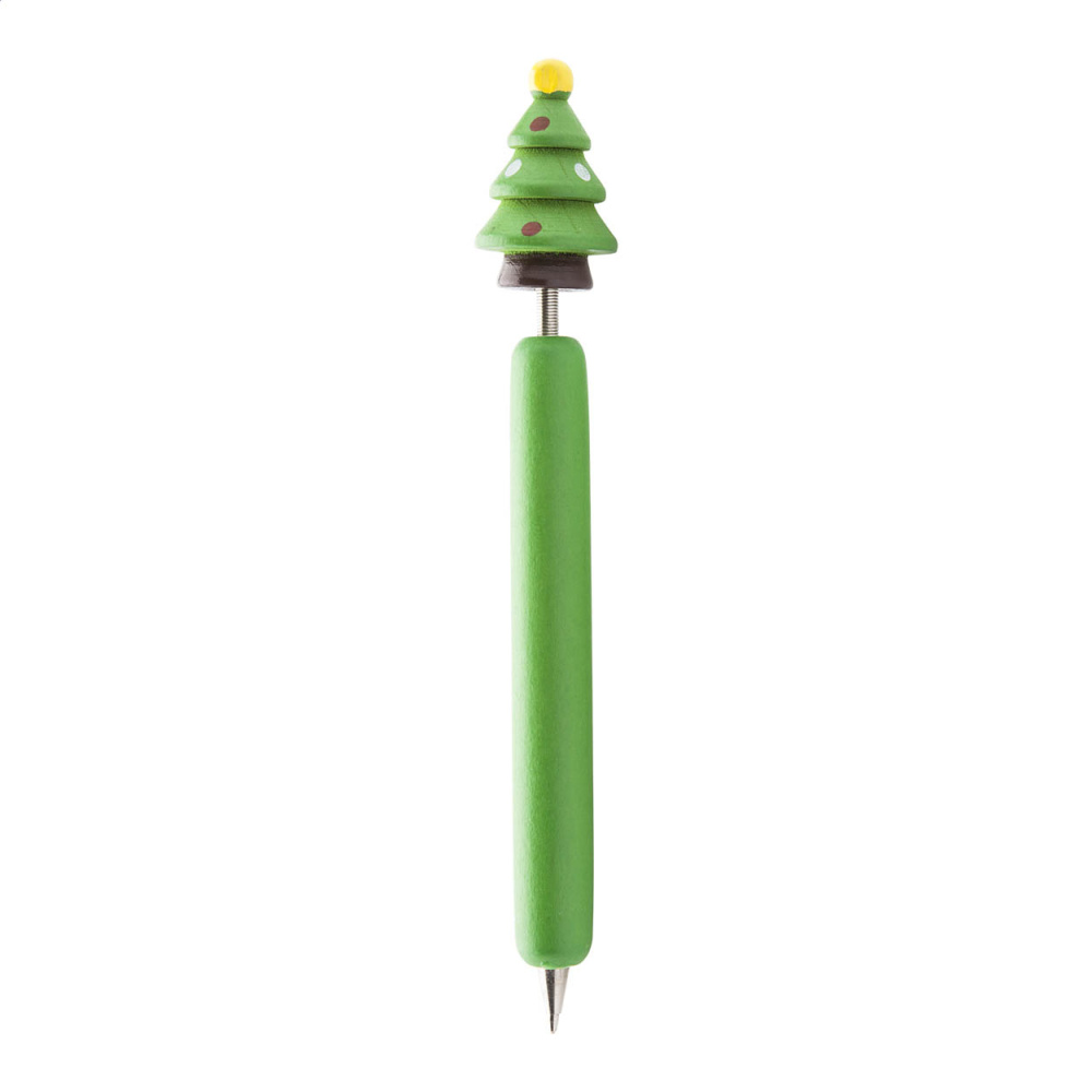 Göte – Kugelschreiber Tannenbaum, grün, Produktbild