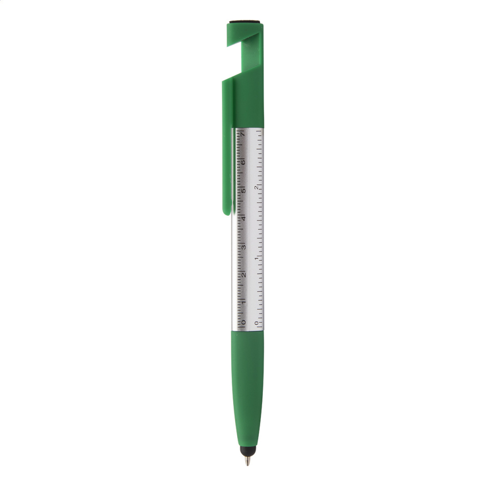 Handy – Touchpen mit Kugelschreiber, grün, Produktbild