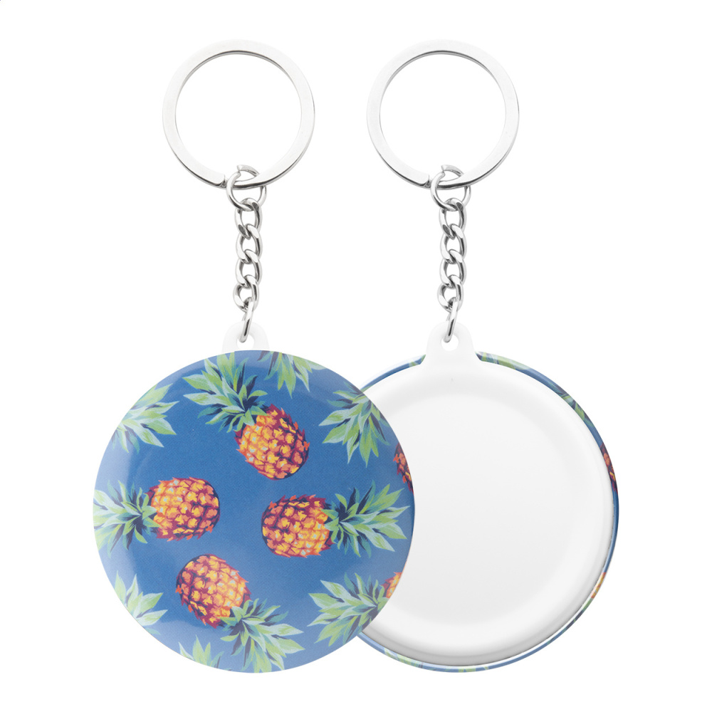 KeyBadge Mini – Button-Schlüsselanhänger, Produktbild