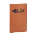 Sorell – 6-tlg. Wachsmalstifte-Set, orange