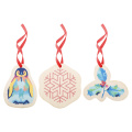 CreaJul Wood – Individueller Weihnachtsbaumschmuck, rot