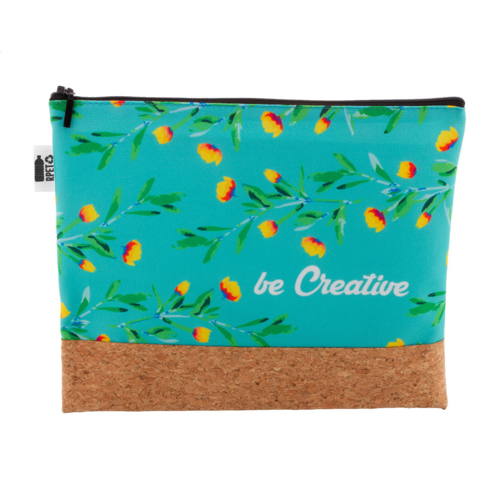 CreaBeauty Cork L RPET – Individuelle Kosmetiktasche, schwarz, Produktbild