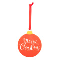 Skaland – Weihnachtsbaumschmuck, Snowman, rot