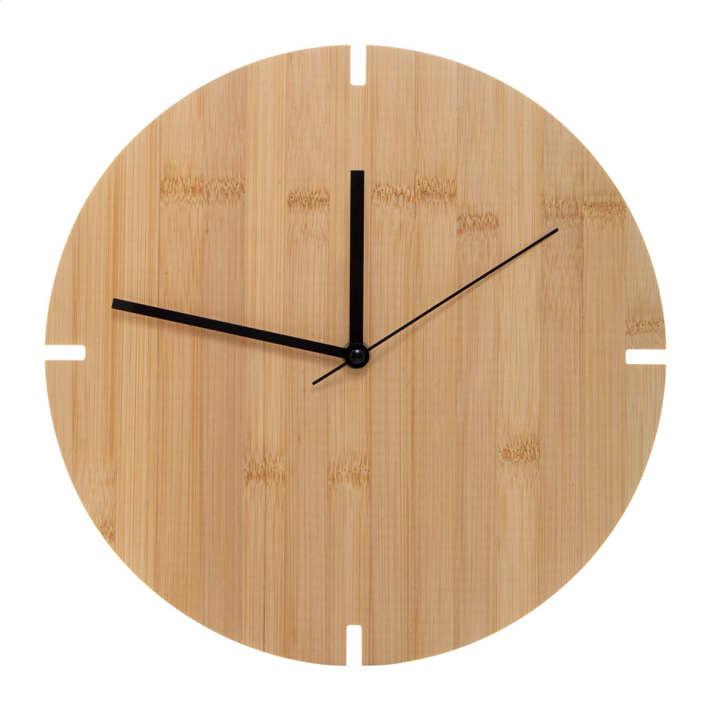 Tokei – Wanduhr aus Bambus, Produktbild
