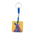 Woody Plus C – Individueller Schlüsselanhänger, blau
