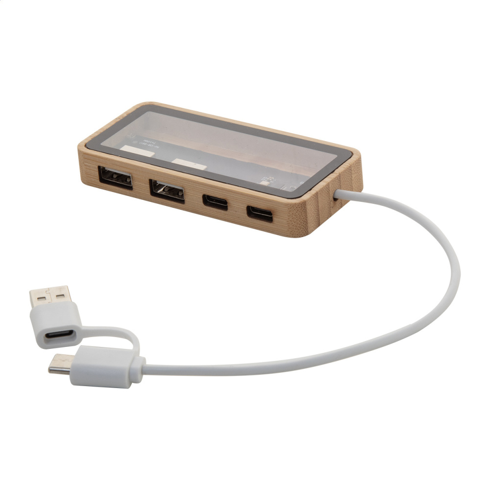 SeeHub – Transparenter USB-Hub, Produktbild