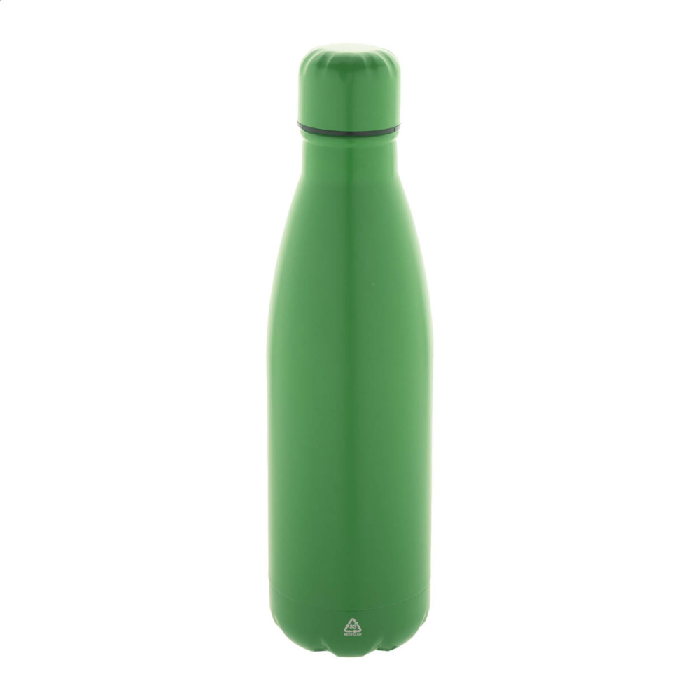 Refill – Flasche aus recyceltem Edelstahl, grün, Produktbild