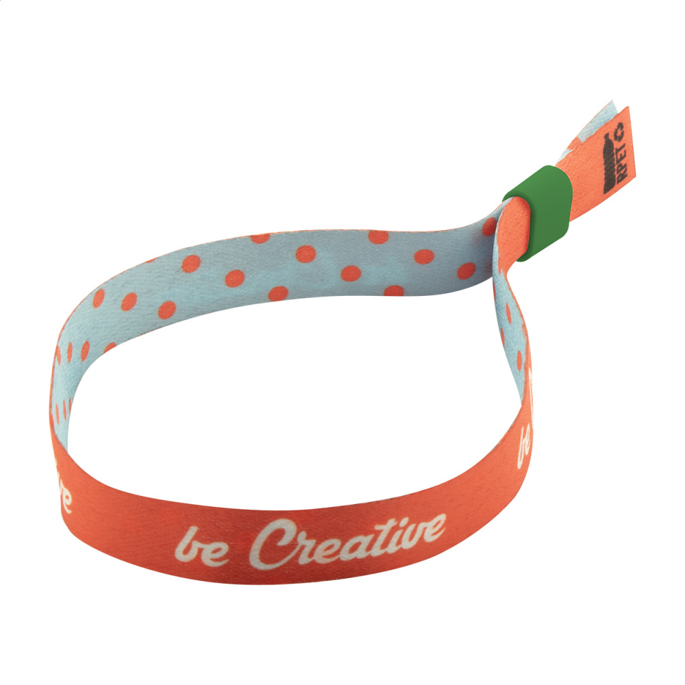SuboWrist RPET – Individuelles Festival-Armband, grün, Produktbild