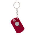 Parcelo – Schlüsselanhänger mit Papiermesser, rot