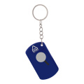 Parcelo – Schlüsselanhänger mit Papiermesser, blau