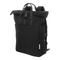 Rebyss Roll – Recycelten Canvas Rucksack, schwarz