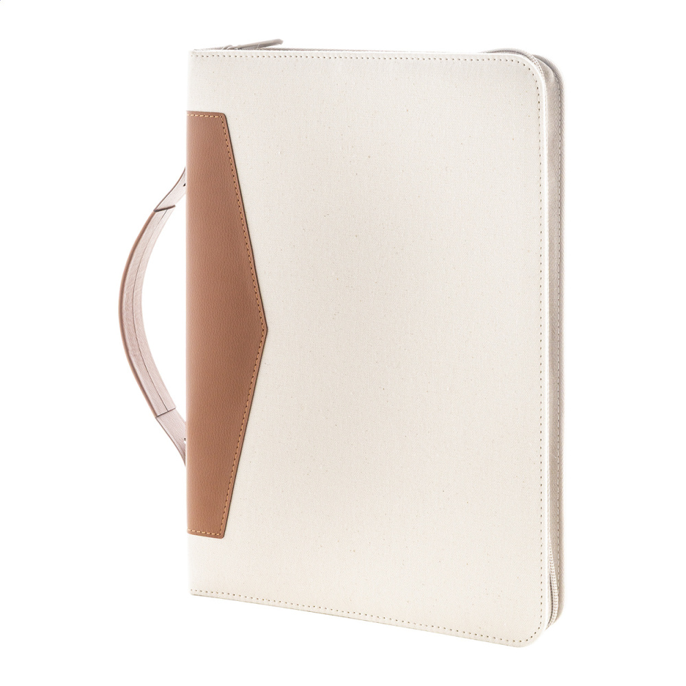 Carbasa Zip – Dokumentenmappe aus recyceltem Canvas, Produktbild