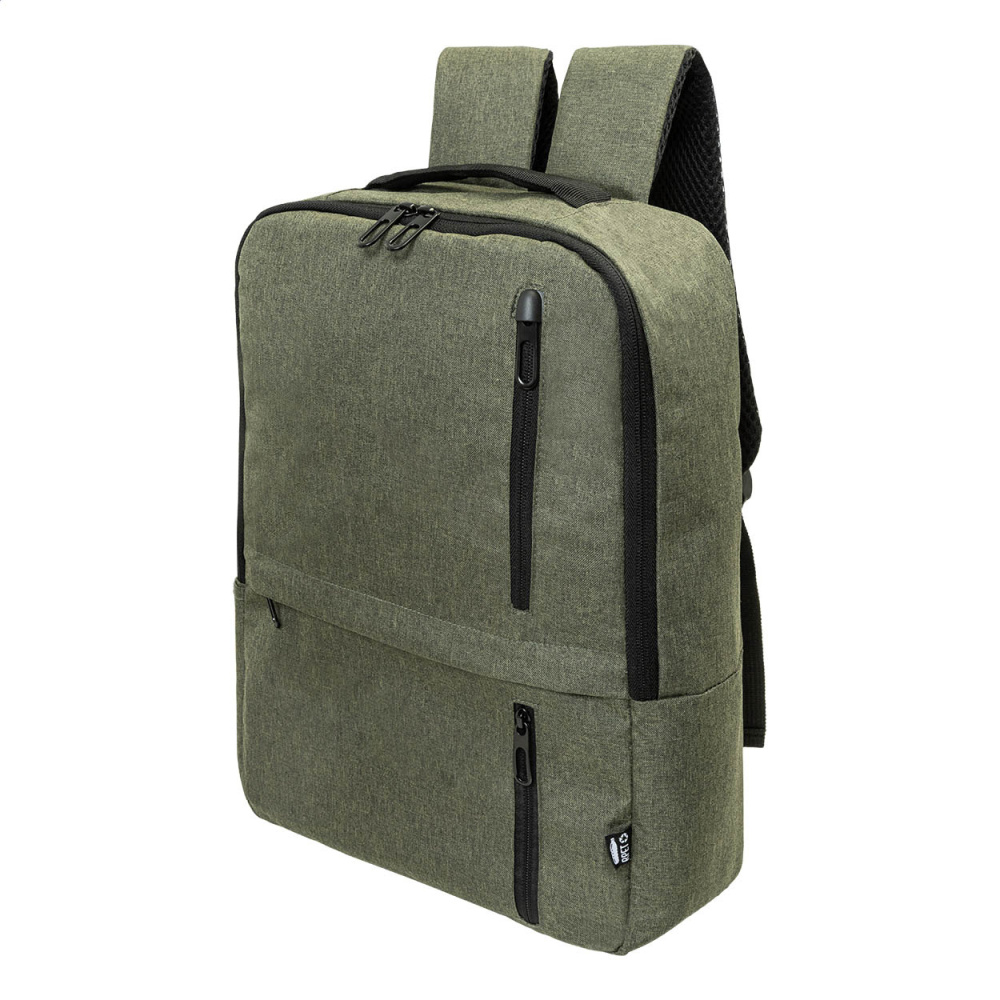 Lauder – Rucksack, RPET, grün, Produktbild