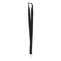 Revent – Lanyard aus RPET, schwarz