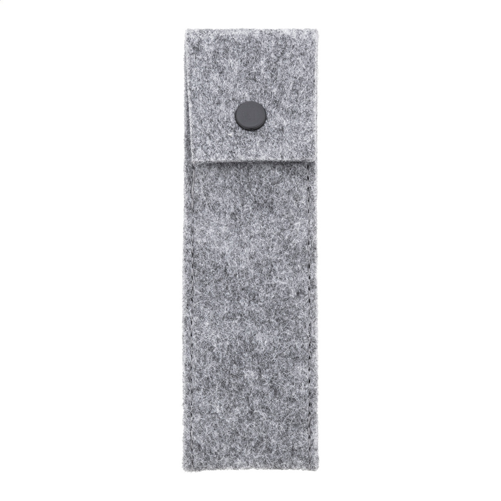 Refelt Pen – Stifteetui RPET, grau, Produktbild