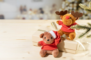 Julnalle – Plüsch-Weihnachts-Teddybär-Schlüsselanhänger, zusätzliche Produktansicht 4