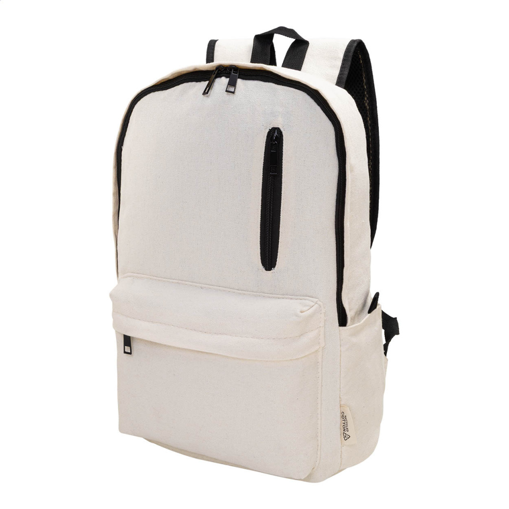 Recabak – Rucksack aus recyceltem Canvas, natur, Produktbild