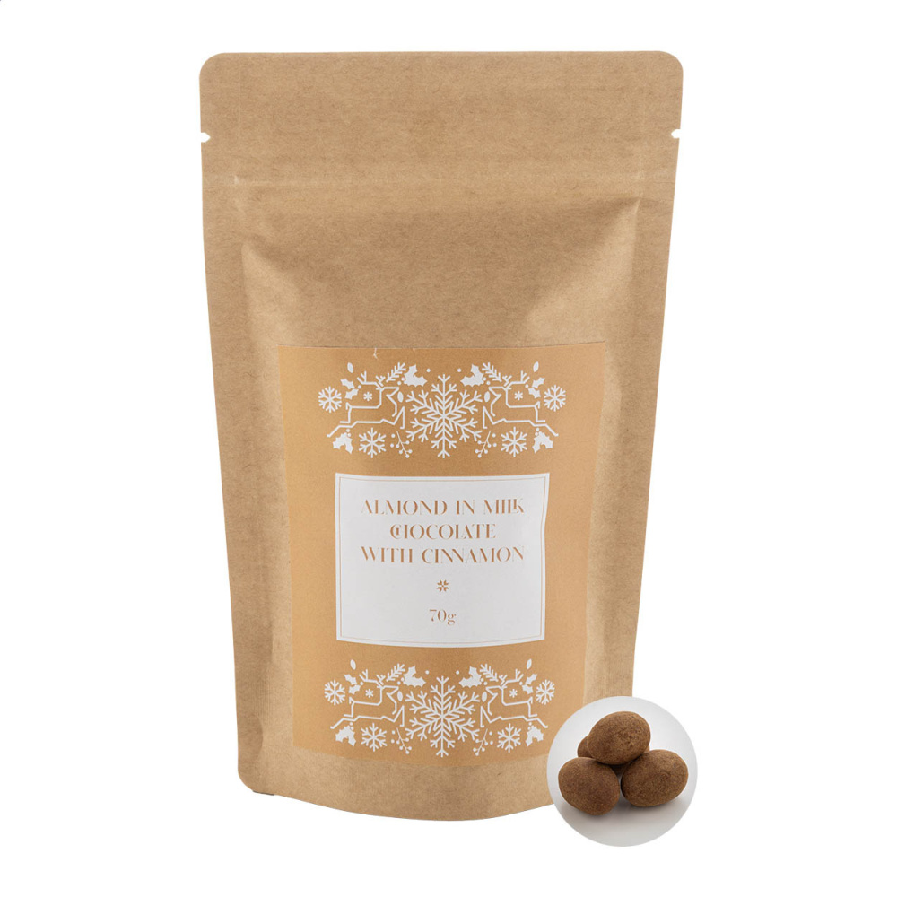Cinnanut – Schoko-Zimt-Mandeln, 70g, Produktbild