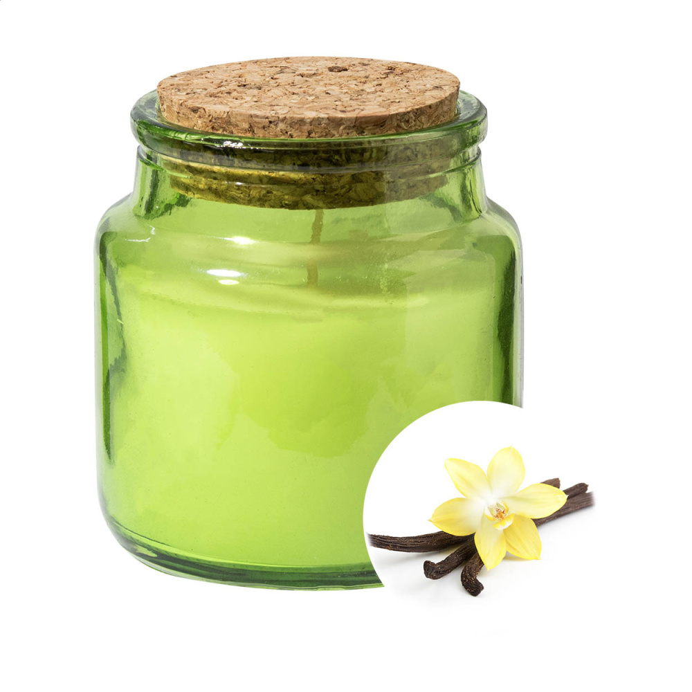 Corbama – Kerze, grün, Produktbild