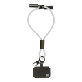 CuffCharge – 60W Handgelenkband mit Lade- und Datenkabel aus RPET, weiß