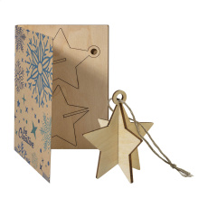 FestiCard Kraft – Weihnachtskarte, Stern