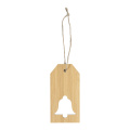 BamTag – Geschenkanhänger, Stern, natur