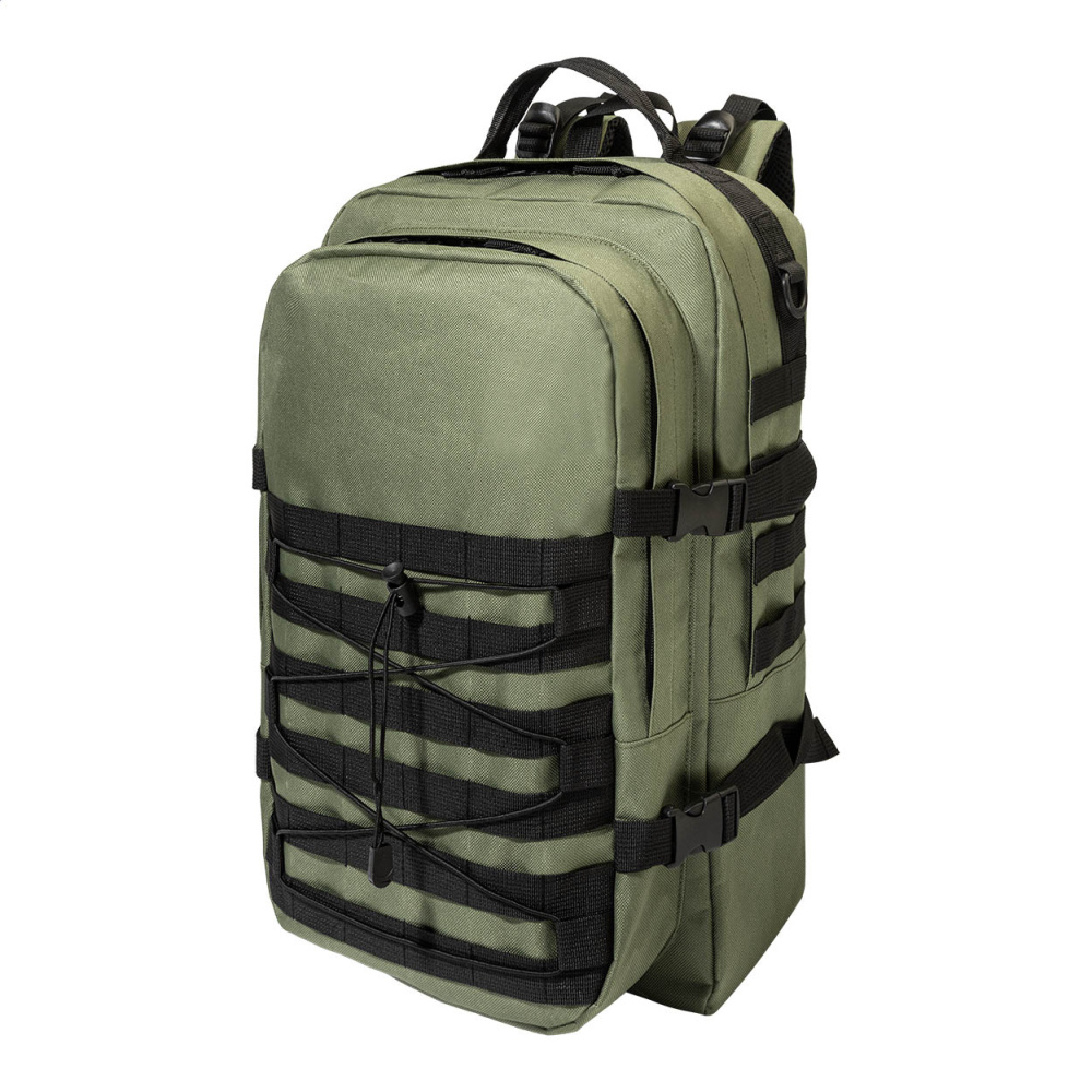 Tactbak – Outdoor-Rucksack aus RPET, grün, Produktbild