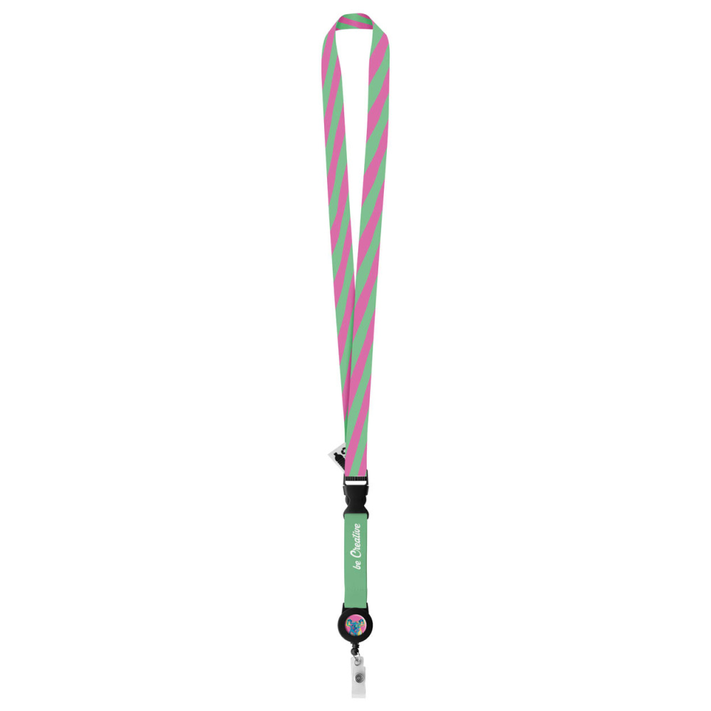 Subyard YoYo B RPET – Individuelles Sublimationslanyard, Produktbild