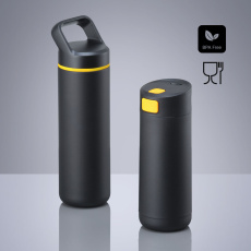 Expedition Set: Kaffeebecher 450 ml & Stahl-Trinkflasche 650 ml