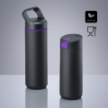Expedition Set: Kaffeebecher 450 ml & Stahl-Trinkflasche 650 ml, Violett