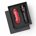 Set Colorado I: LED-Taschenlampe und Taschenmesser, Rot