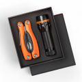Set Colorado II: Taschenlampe und großes Multitool Colorado, Orange