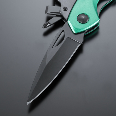 Optima klappmesser mit karabiner, Grün, weitere Ansicht 4