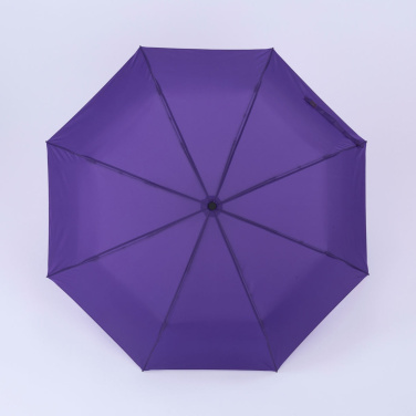 Primo kompakter Automatikschirm aus 180T-Pongee mit wasserabweisender Beschichtung, Violett, weitere Ansicht 3