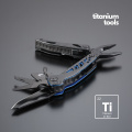 Optima stahl-multitool mit titanbeschichtung, Blau