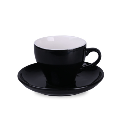 Tasse Verona Nero Set schwarz/weiß, Produktbild (2)