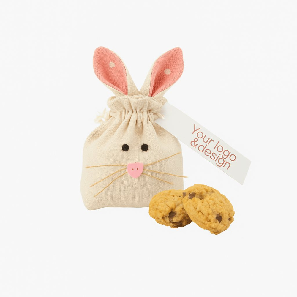 Werbe-Süßigkeiten-Naturhasen-Tasche, Produktbild