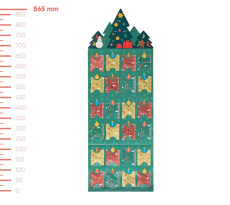 Adventskalender mit Tee - Weihnachtsbäume