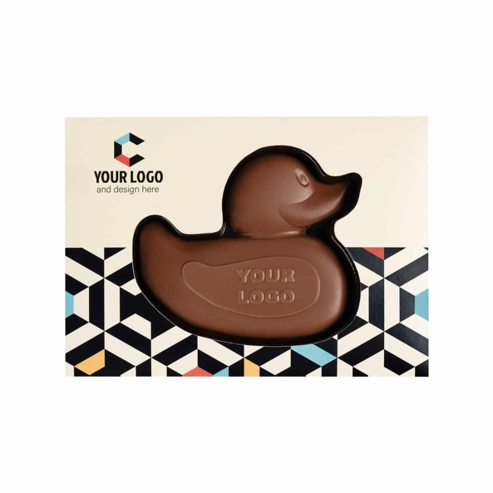 Maßgeschneiderte Schokoladenente Choco4Mat, Produktbild (1)