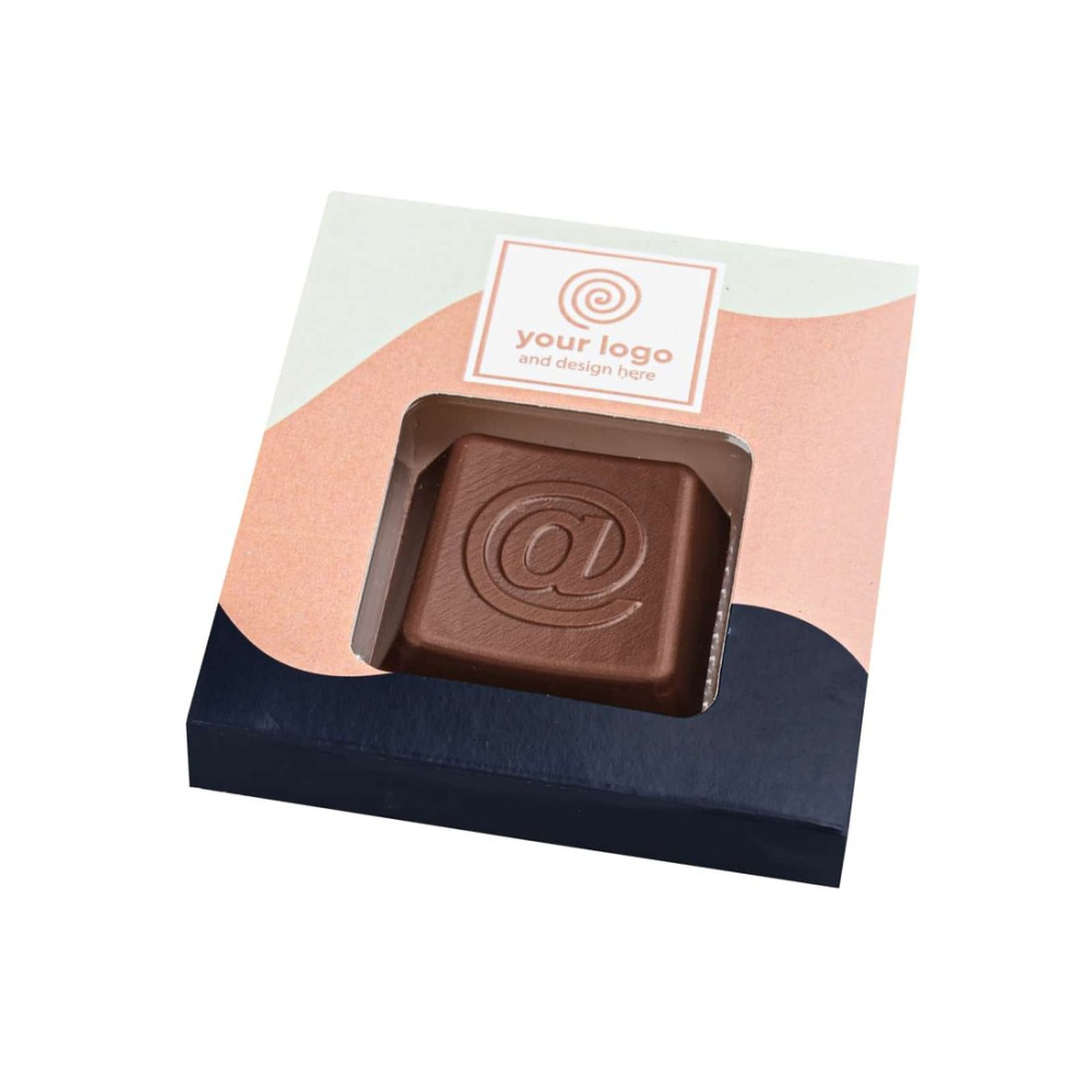 Schokoladenförmiger Knopf 30 g, Produktbild