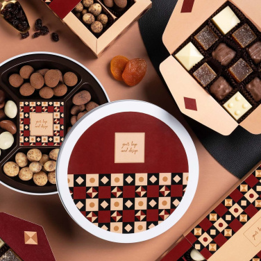 Schokoladenbox mit Fruchtmosaik, 12 Stück, Produktbild (2)