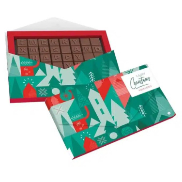 Pralinen-Set, Schokoladentext, 4 Zeilen im Umschlag, separat verpackt, Weihnachten, Produktbild (2)