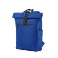 Rome Rucksack 12L aus rPET. Mit Rolltop-Design und Klettverschluss., Blau