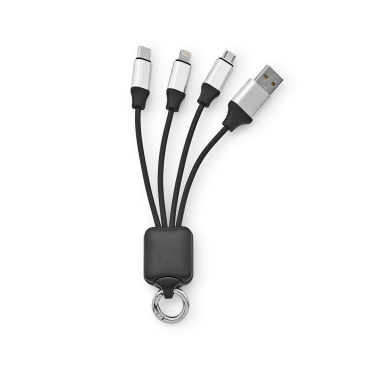 Sagan 4-in-1 Kabel aus rTPR. Mit hinterleuchtetem Logo und Aufhängeöse ACB005-103, Produktbild (2)