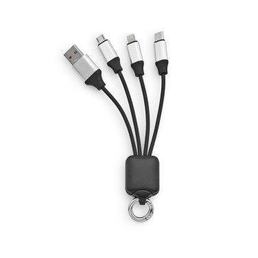 Sagan 4-in-1 Kabel aus rTPR. Mit hinterleuchtetem Logo und Aufhängeöse ACB005-103, Produktbild (3)
