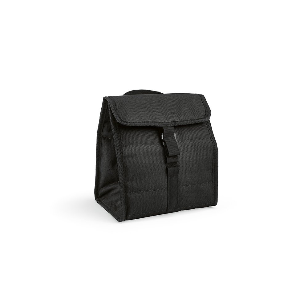 Reykjavik 9L Kühltasche, rPET mit Rollverschluss und Metall-G-Haken, Schwarz, Produktbild
