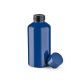Yukon Trinkflasche rAluminium, 550 ml. Einwandig und Auslaufsicher, Blau